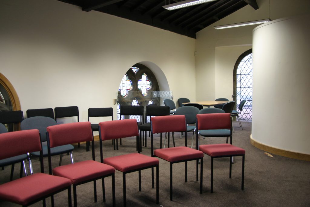 The interior of our St Bede room.
